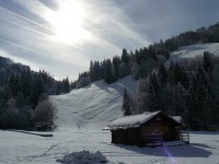 Le bas des pistes