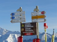Le haut des pistes